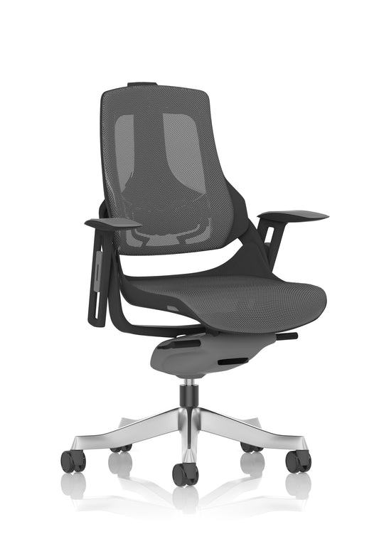 Zure High Back Black Shell Executive Office Chair with Arms
