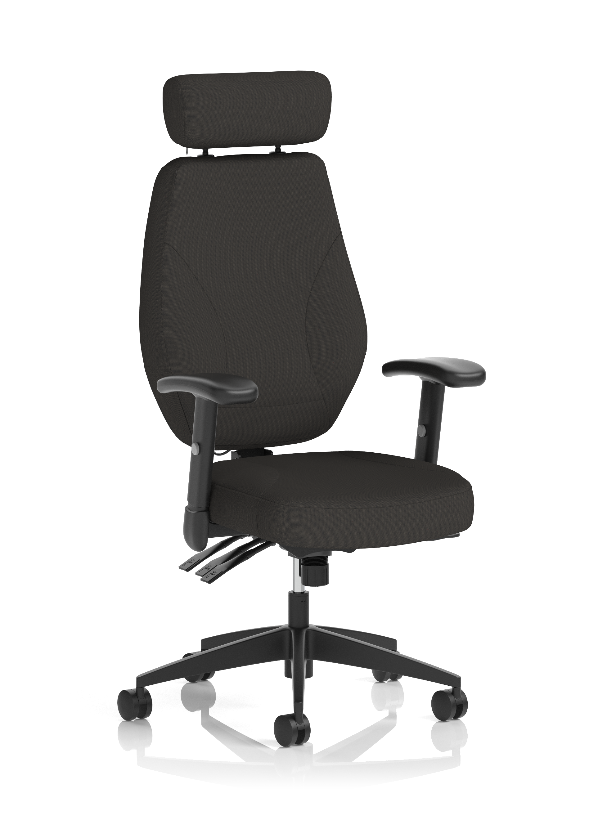 Ergonomic Office Black Office Chair With Arms Techni Mobili High