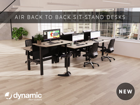 New Air Back-to-Back Height Adjustable Desks