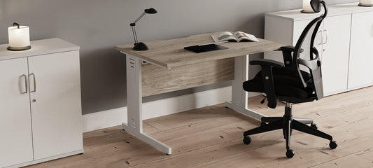 Impulse Contract Desks With Cable Managed Cantilever Legs