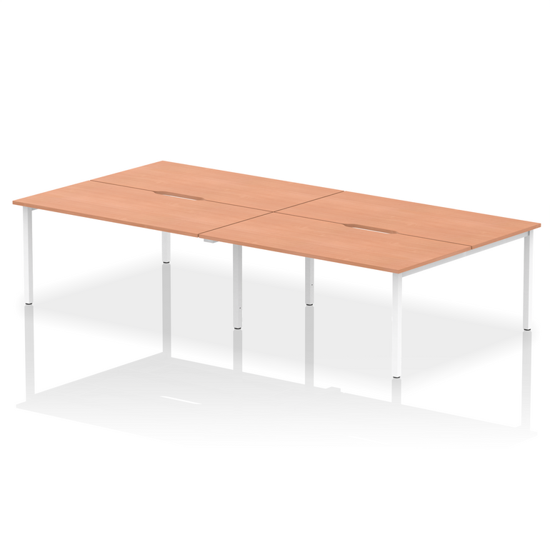 Evolve Plus B2B Bench Desk - 4 Person