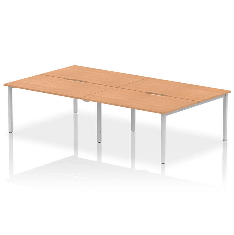 Evolve Plus B2B Bench Desk - 4 Person