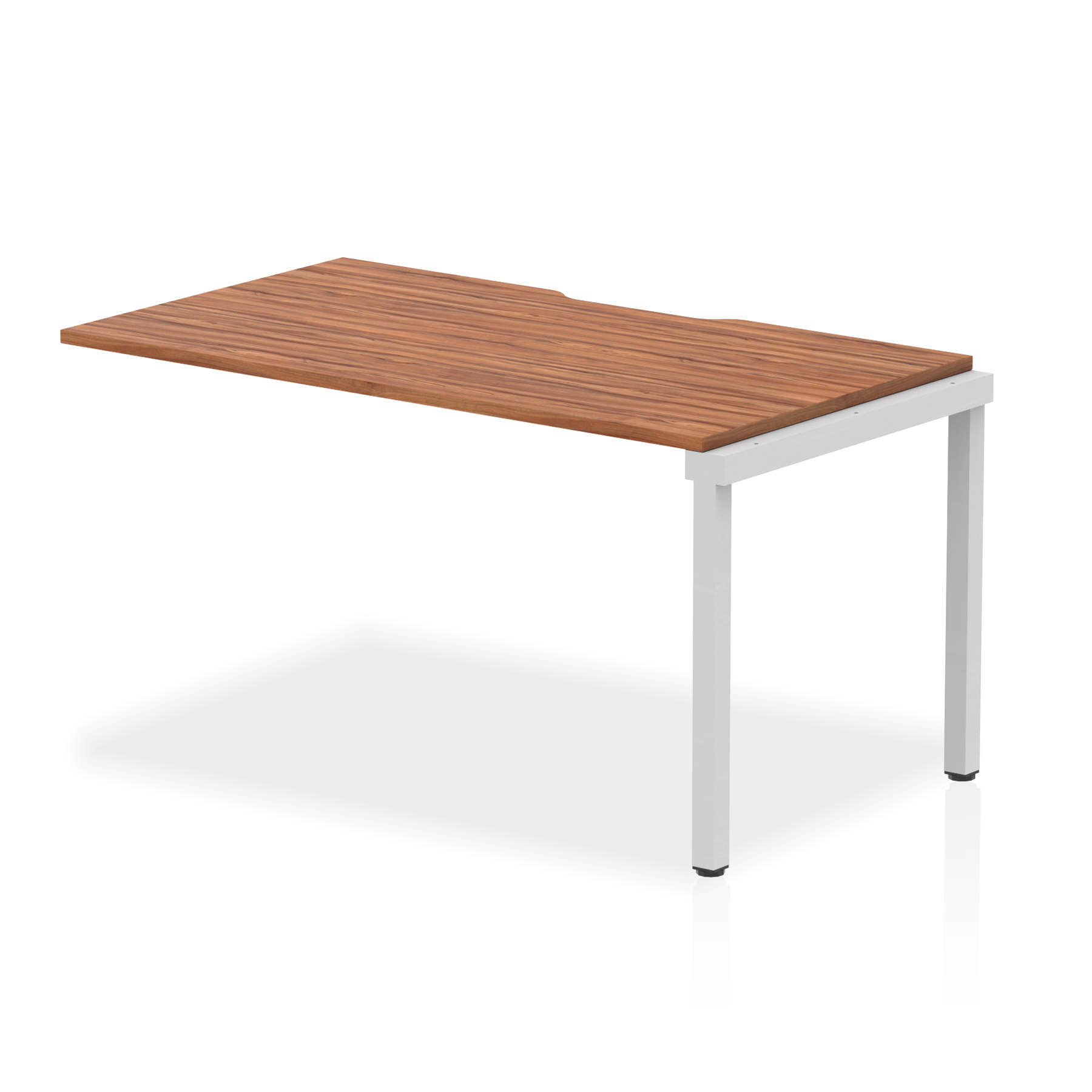 Evolve Plus Single Row Bench Desk Extension Kit