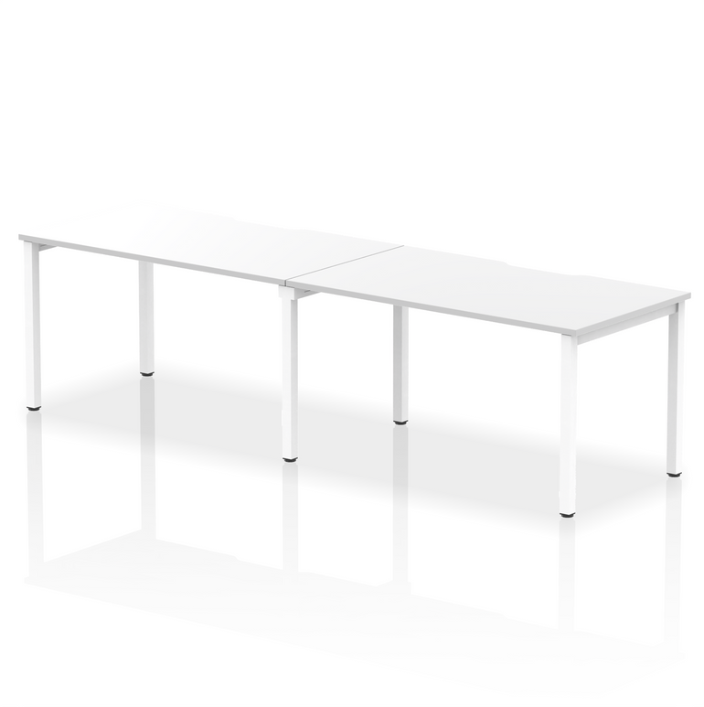 Evolve Plus Single Row Bench Desk - 2 Person