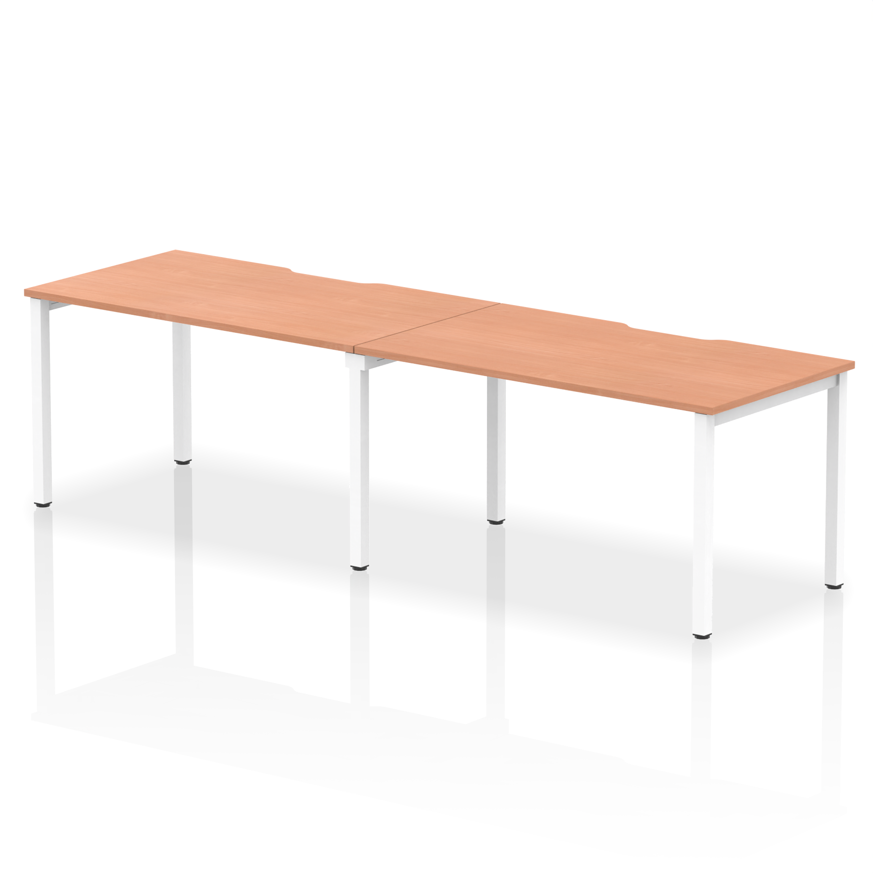 Evolve Plus Single Row Bench Desk - 2 Person