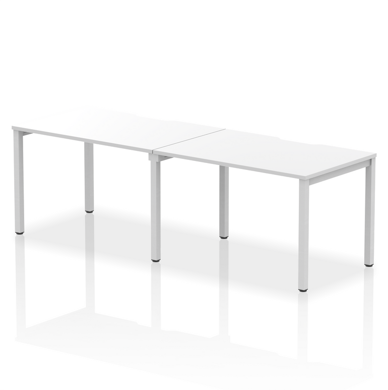 Evolve Plus Single Row Bench Desk - 2 Person