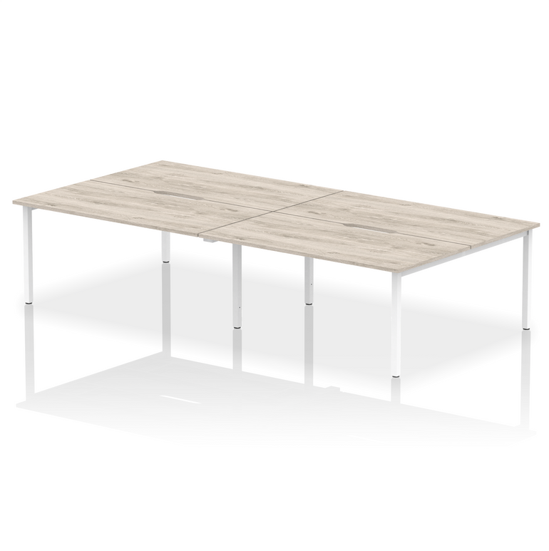 Evolve Plus B2B Bench Desk - 4 Person