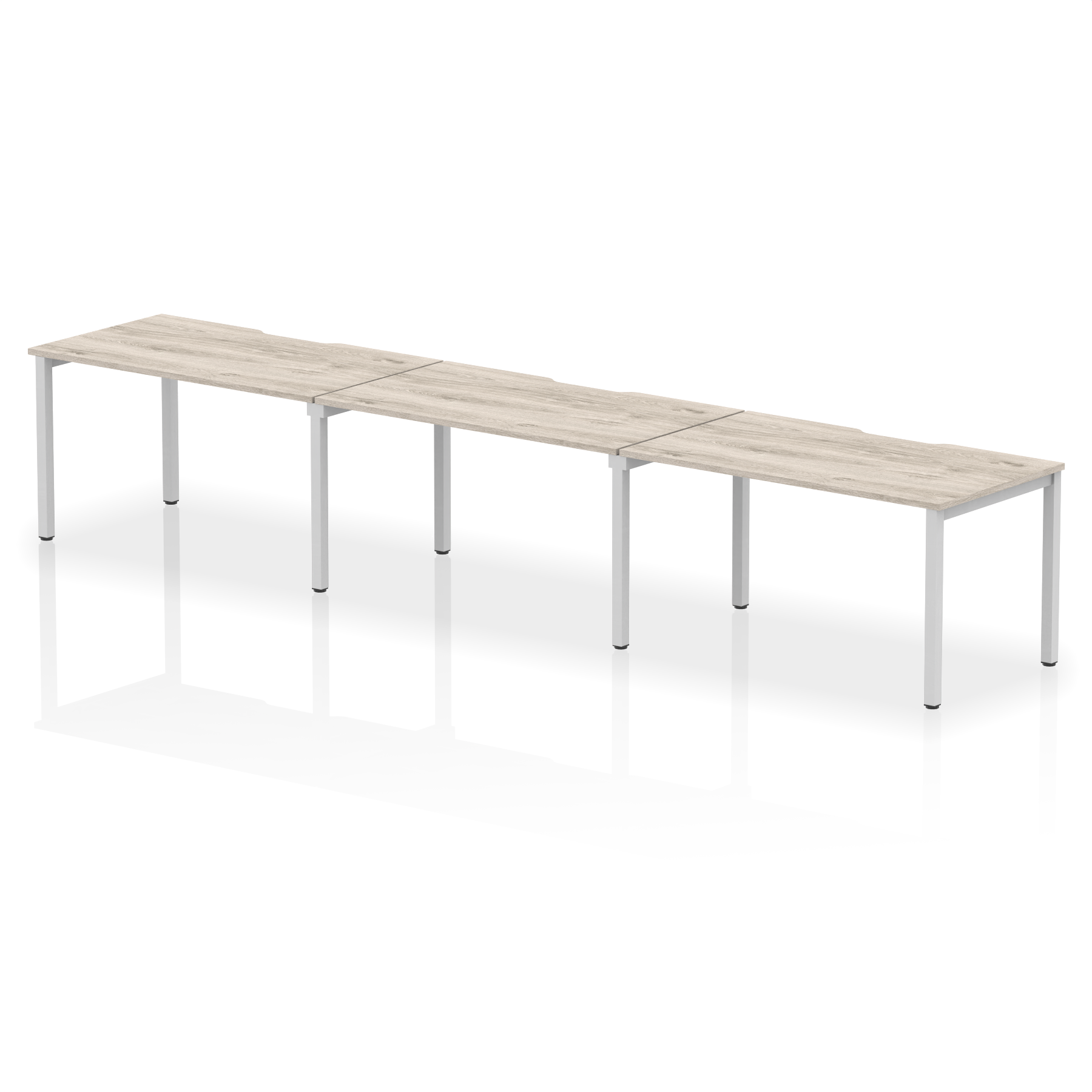 Evolve Plus Single Row Bench Desk - 3 Person