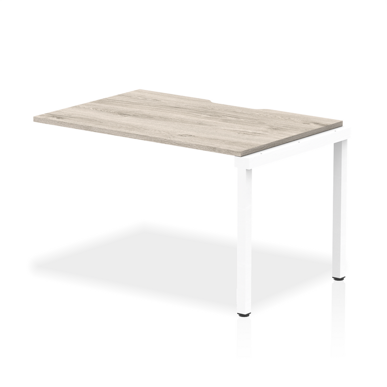 Evolve Plus Single Row Bench Desk Extension Kit