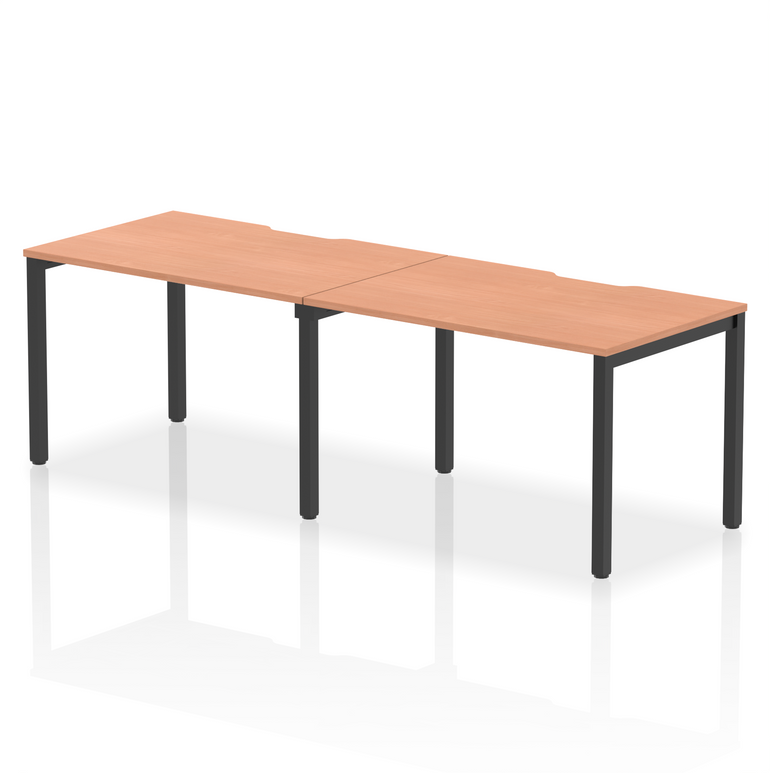 Evolve Plus Single Row Bench Desk - 2 Person