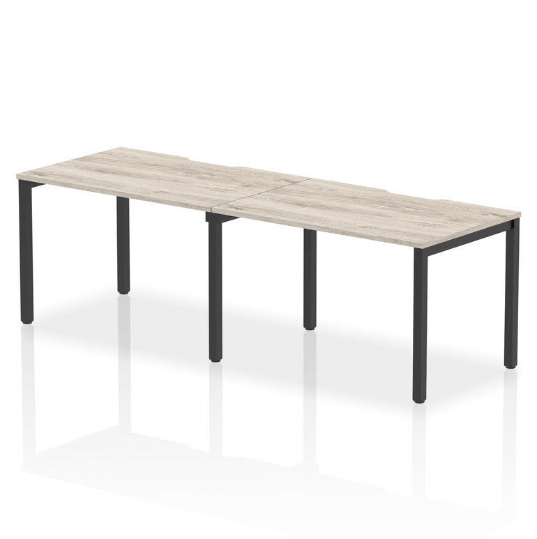 Evolve Plus Single Row Bench Desk - 2 Person