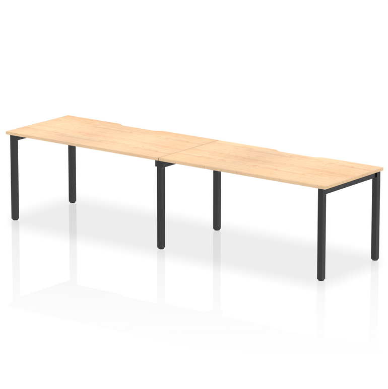 Evolve Plus Single Row Bench Desk - 2 Person