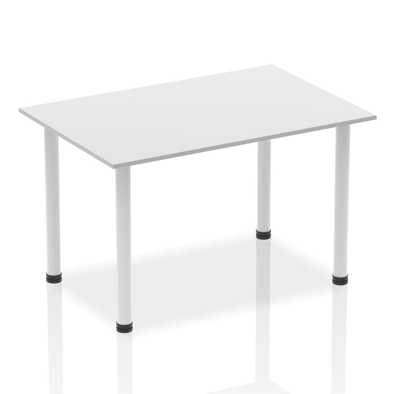 Impulse 1400mm Straight Table With Post Leg