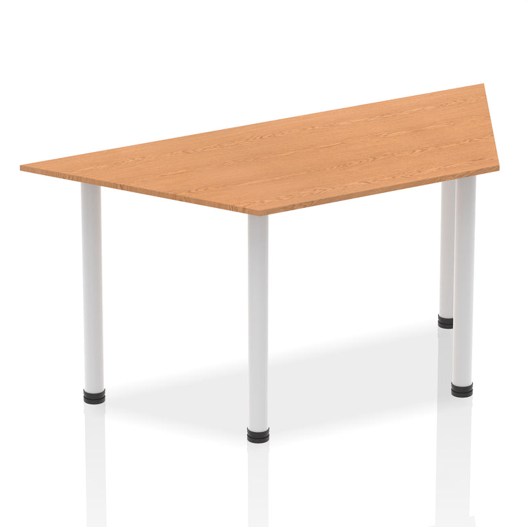 Impulse Trapezium Table With Post Leg