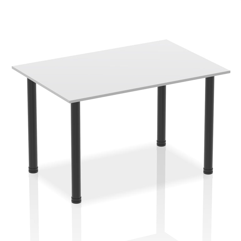 Impulse 1400mm Straight Table With Post Leg