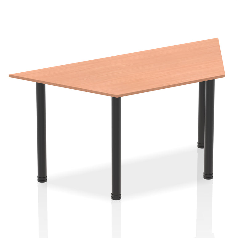 Impulse Trapezium Table With Post Leg