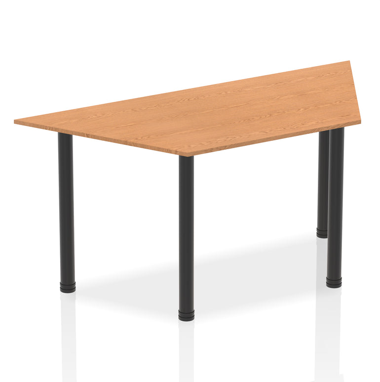 Impulse Trapezium Table With Post Leg