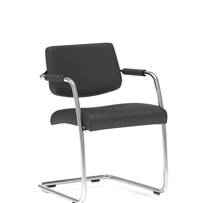 Havanna Medium Back Cantilever Visitor Chair with Arms