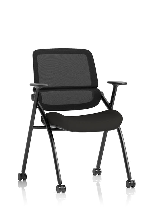 OE - Capra Mesh Back Folding Office Training Chair With Sliding Arms