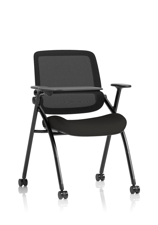 EE - Capra Mesh Back Folding Office Training Chair With Sliding Arms