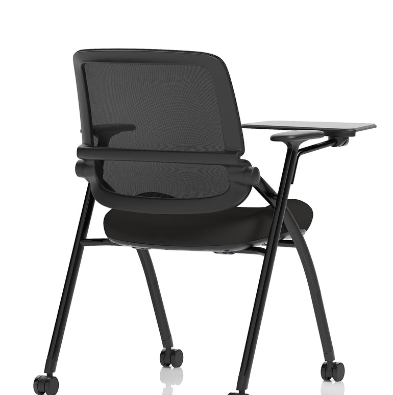 Capra Mesh Back Folding Office Training Chair With Sliding Arms