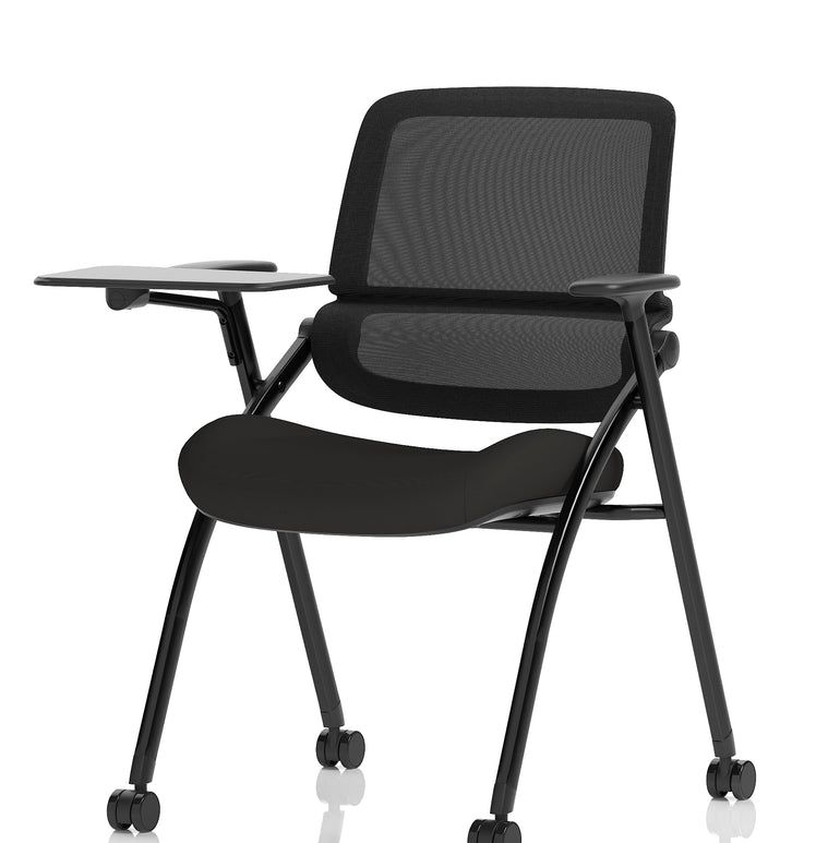 Capra Mesh Back Folding Office Training Chair With Sliding Arms