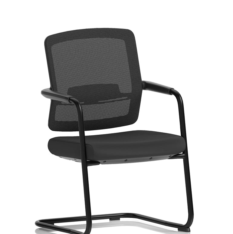 Flint Mesh Back Cantilever Chair