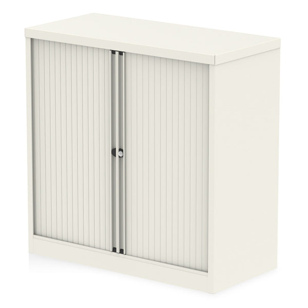 OE - Qube by Bisley Tambour Cupboard (Available in 2 Sizes)