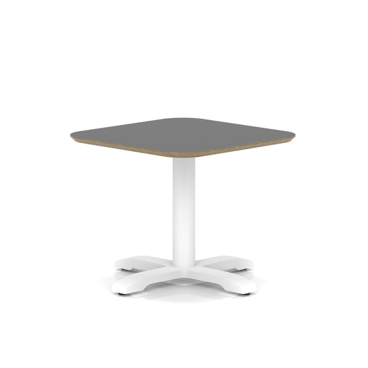 Brixworth Square Coffee Table With Cross Base - White Leg