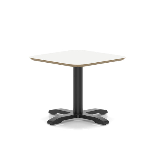 Brixworth Square Coffee Table With Cross Base - Black Leg