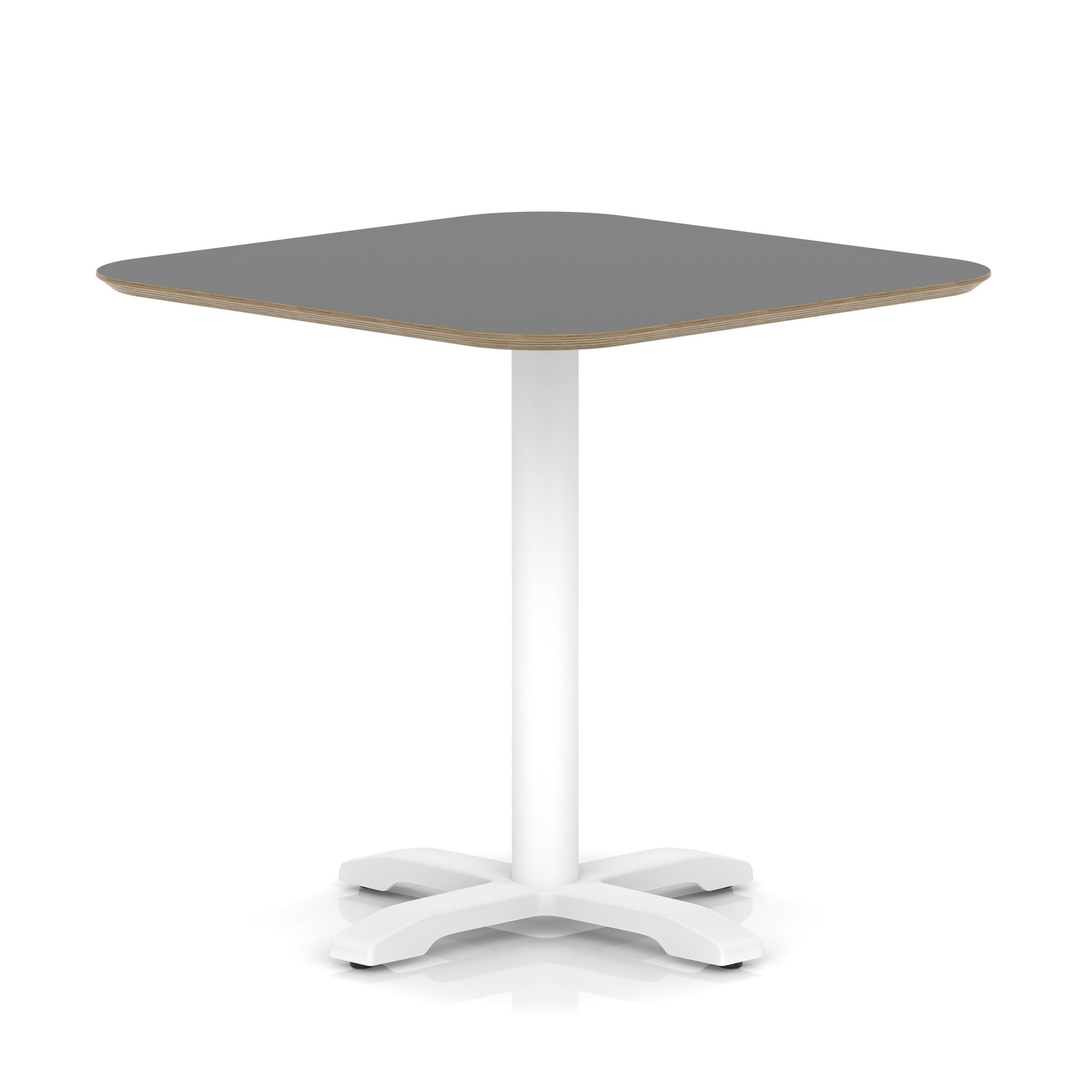 Brixworth Square Coffee Table With Cross Base - White Leg