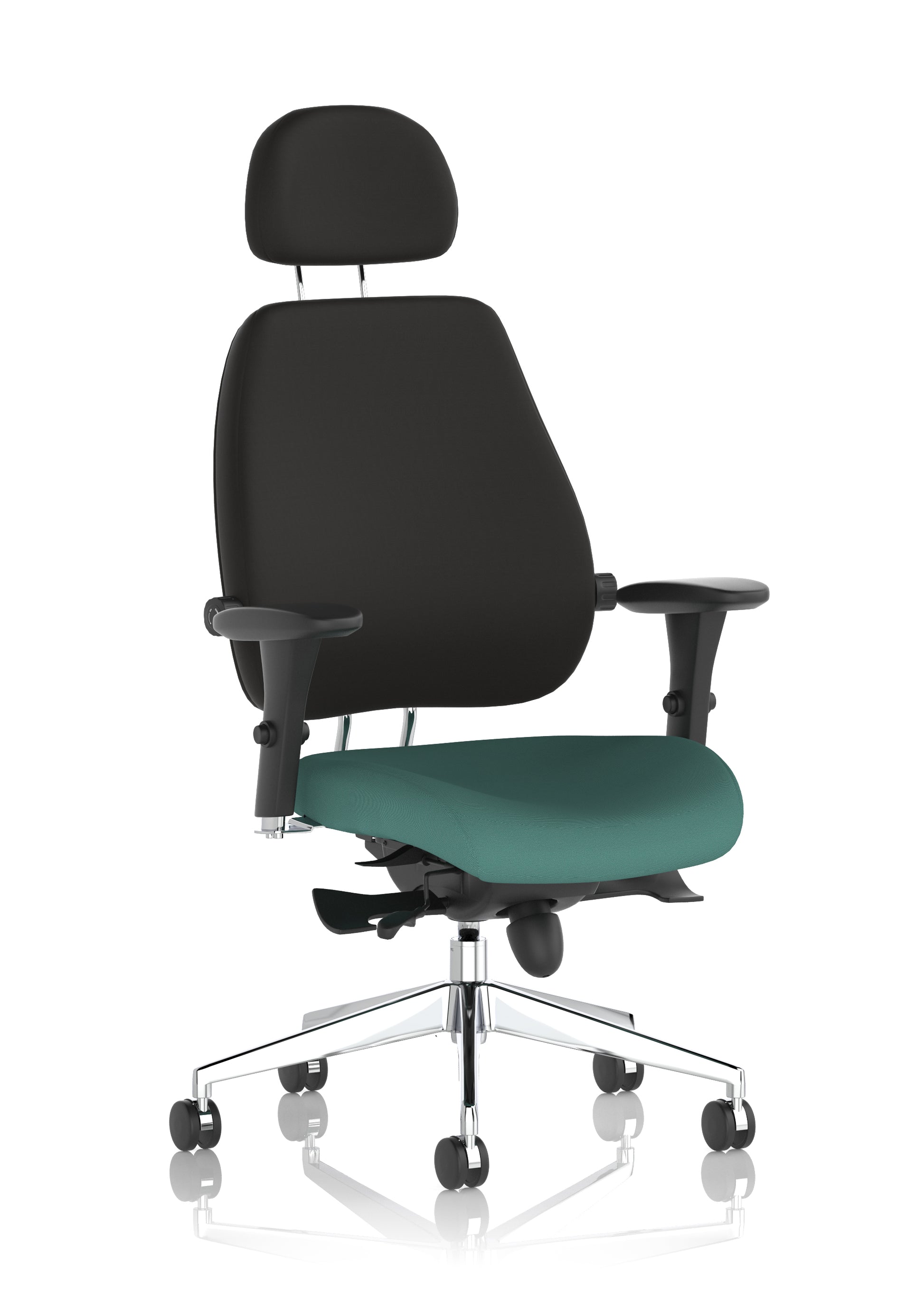 Chiro Plus Ultimate High Back Ergonomic Posture Chair with Arms and Headrest