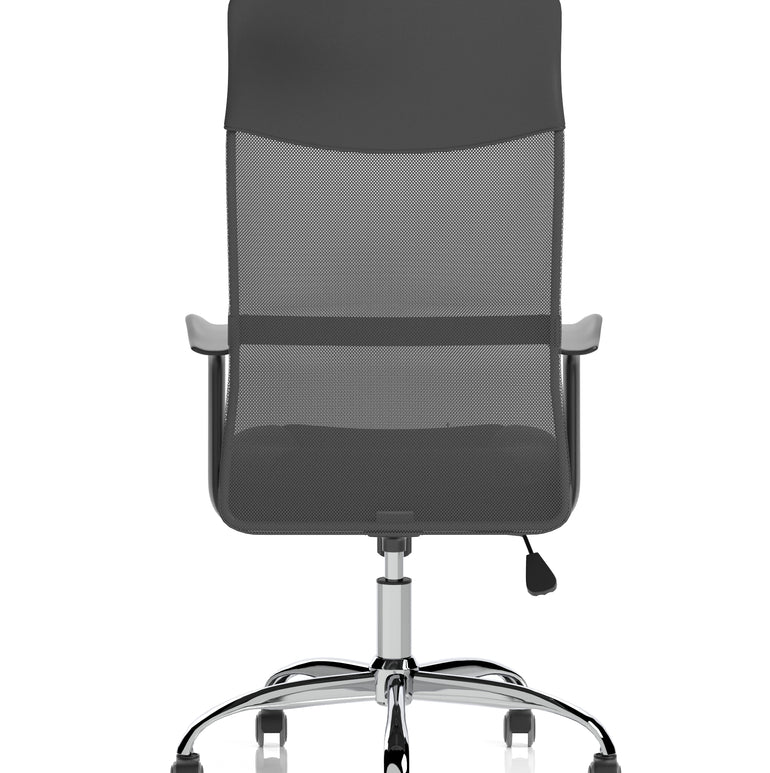 Vegalite High Mesh Back Black Executive Office Chair with Arms