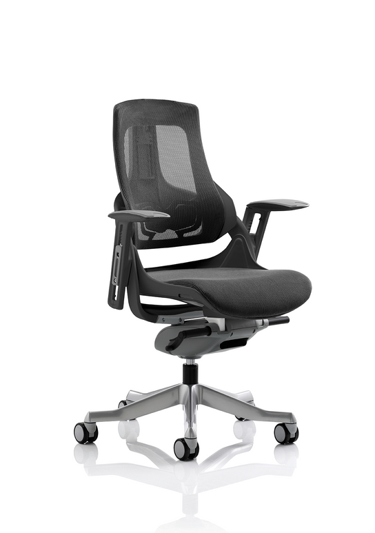 Zure High Back Black Shell Executive Office Chair with Arms