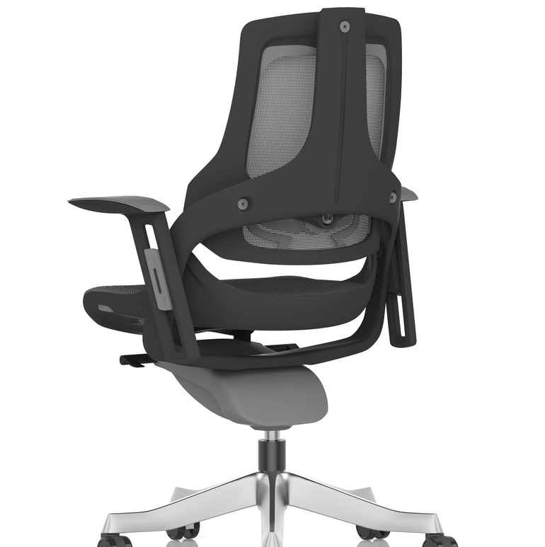 Zure High Back Black Shell Executive Office Chair with Arms