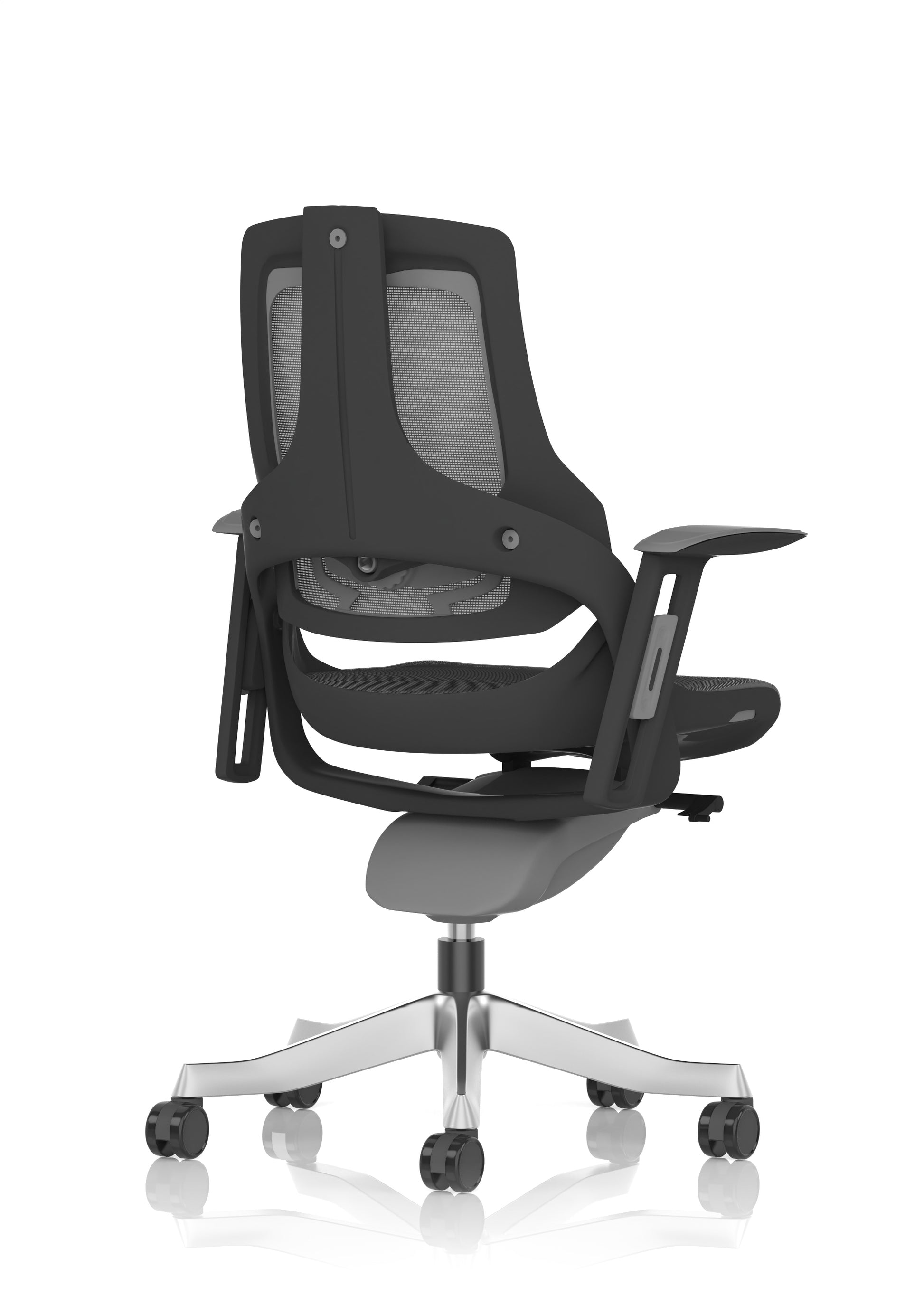 Zure High Back Black Shell Executive Office Chair with Arms
