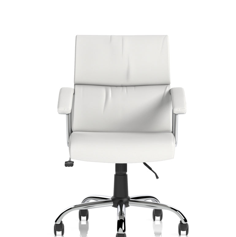 Desire Medium Back Leather Executive Office Chair with Arms