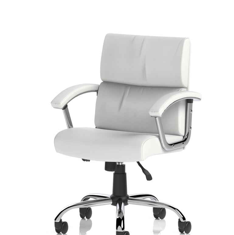 Desire Medium Back Leather Executive Office Chair with Arms