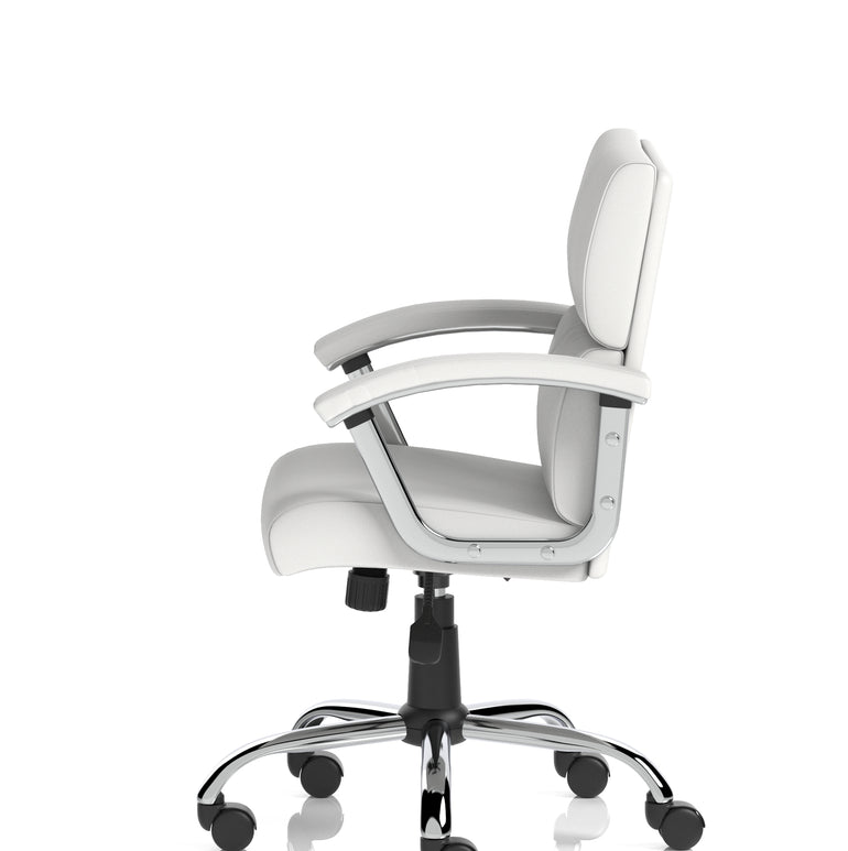 Desire Medium Back Leather Executive Office Chair with Arms