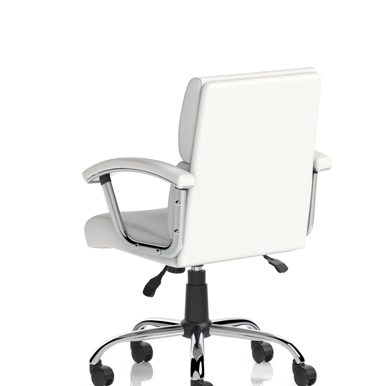 Desire Medium Back Leather Executive Office Chair with Arms