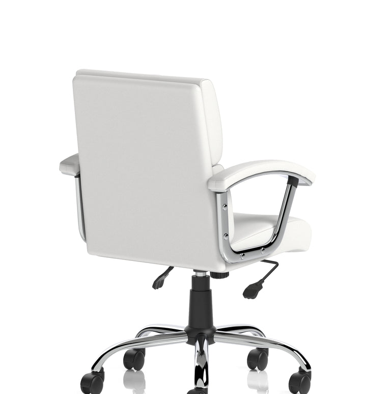 Desire Medium Back Leather Executive Office Chair with Arms