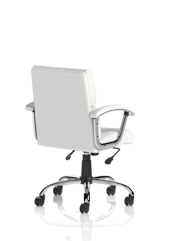 Desire Medium Back Leather Executive Office Chair with Arms