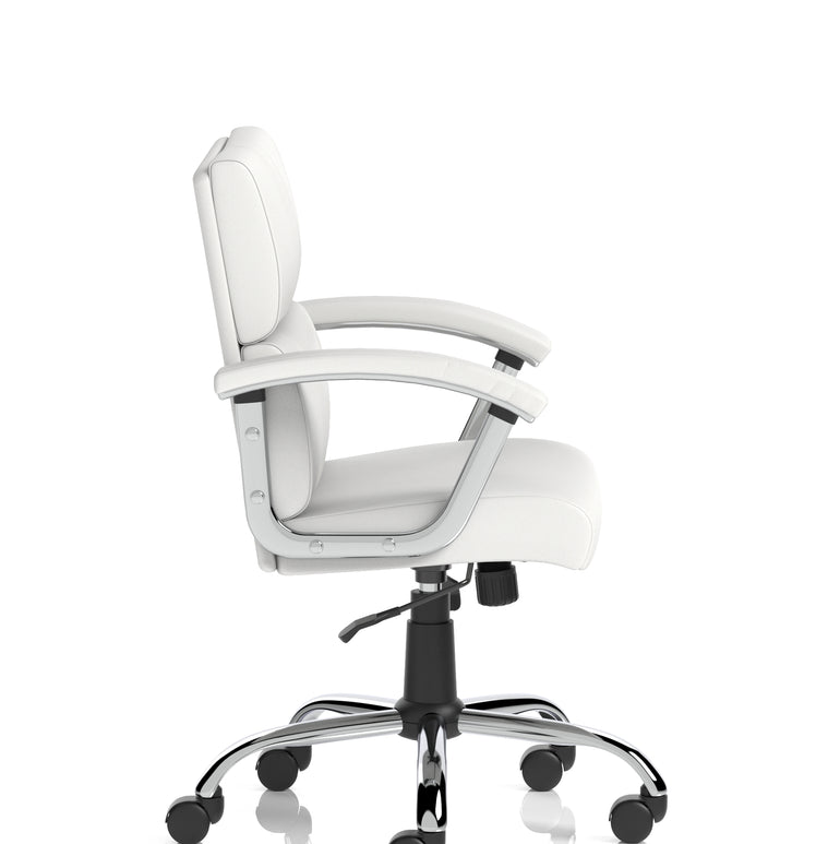 Desire Medium Back Leather Executive Office Chair with Arms