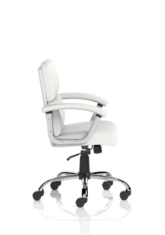 Desire Medium Back Leather Executive Office Chair with Arms