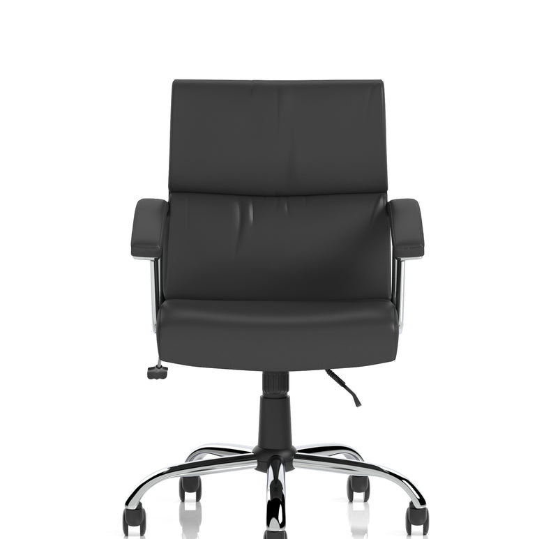 Desire Medium Back Leather Executive Office Chair with Arms