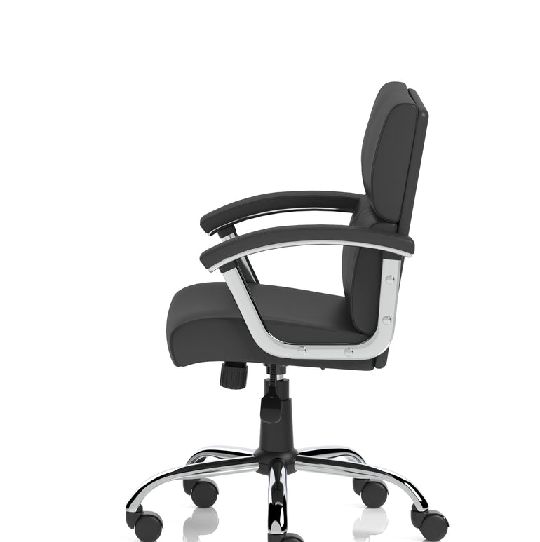 Desire Medium Back Leather Executive Office Chair with Arms