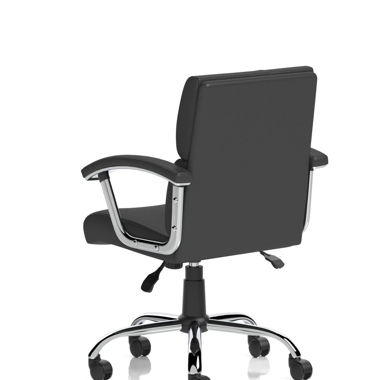Desire Medium Back Leather Executive Office Chair with Arms