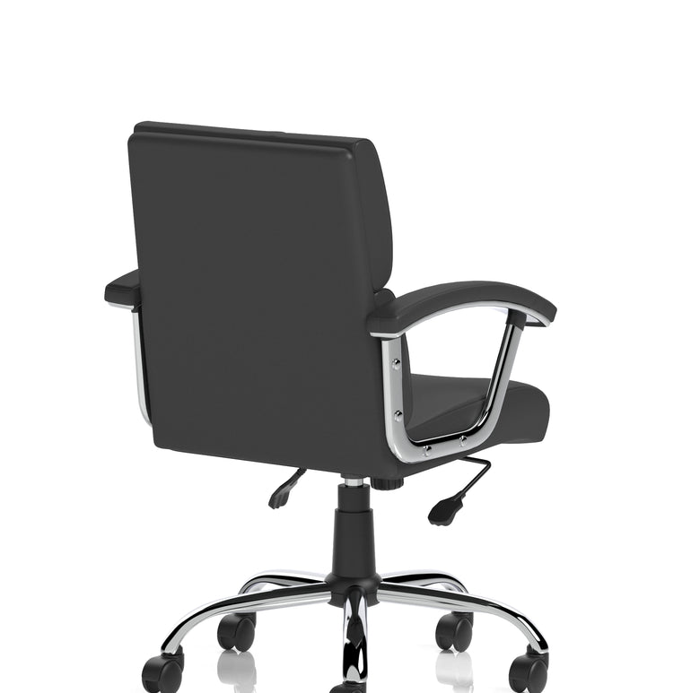 Desire Medium Back Leather Executive Office Chair with Arms