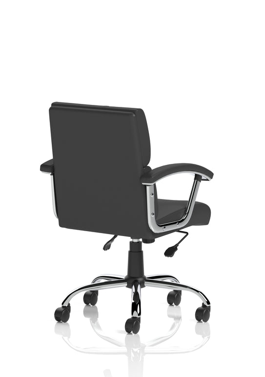 Desire Medium Back Leather Executive Office Chair with Arms