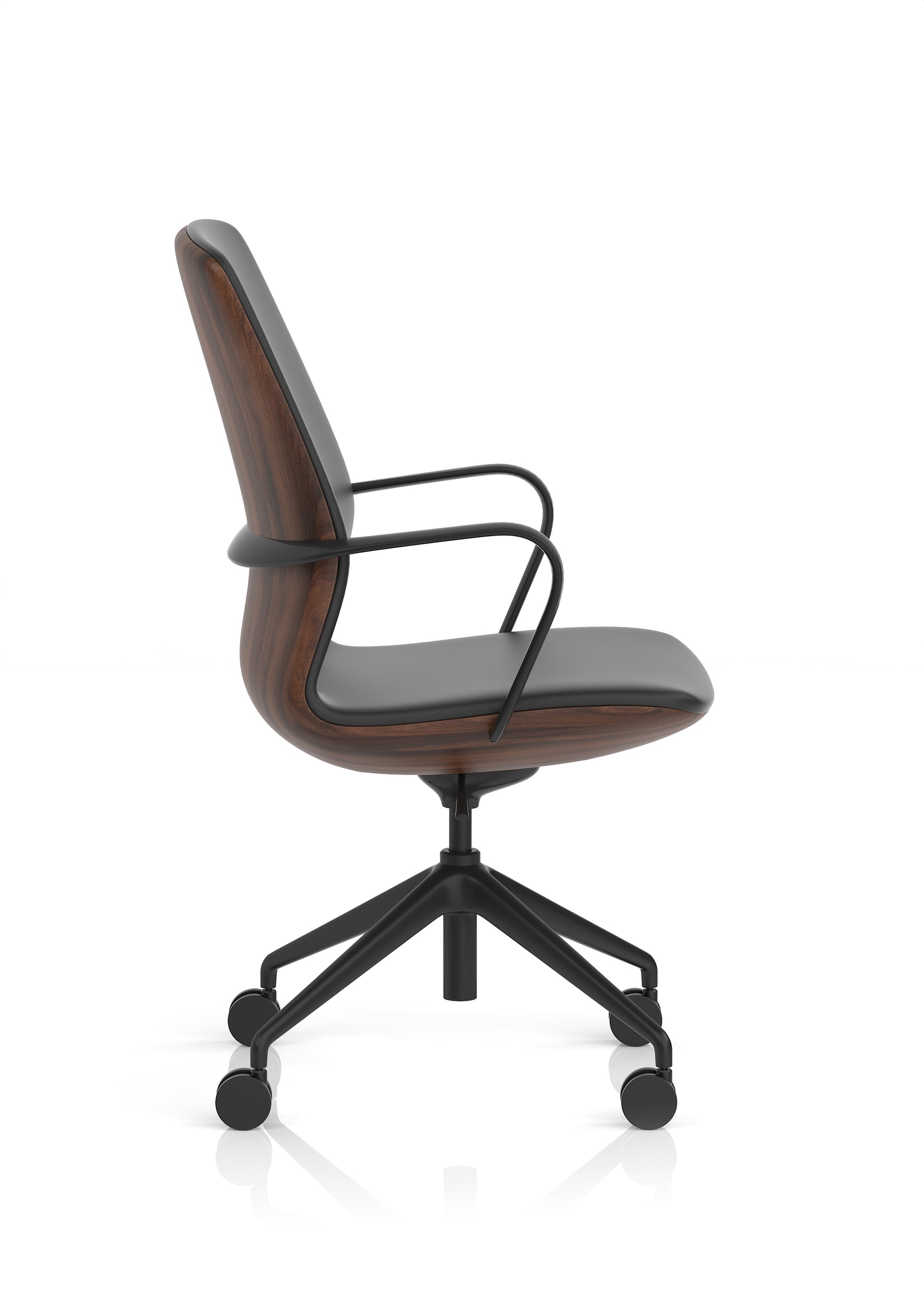Mara Black PU Executive Office Chair